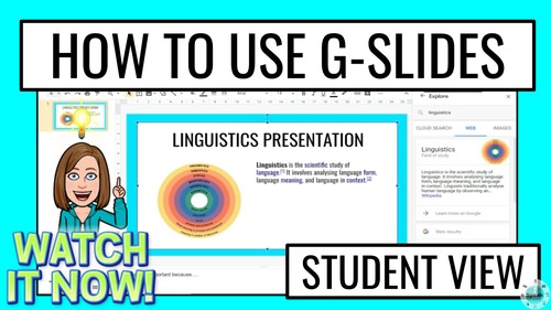 Google Slides Tutorial - Student View by Hayley Morris | TPT
