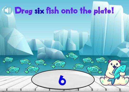 Counting Objects up to 10 Winter Math Boom Cards™ for One to One ...