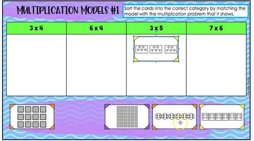 3rd Grade Math Sorts - Printable and Digital Math Sorts
