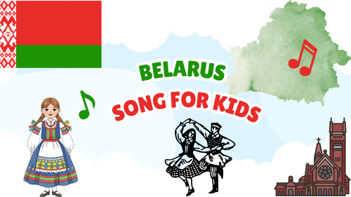 Preview of Belarus Song for Kids | Learn About Belarus | Geography Music Video + Lyrics PDF
