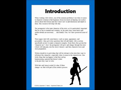 Protagonist, Antagonist, Side Characters Bundle - Distance Learning