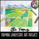 Farm Landscape Art Project, Landscape Art Lesson Activity 