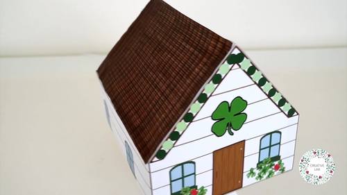 St. Patrick's Day House Craft - Math & Design