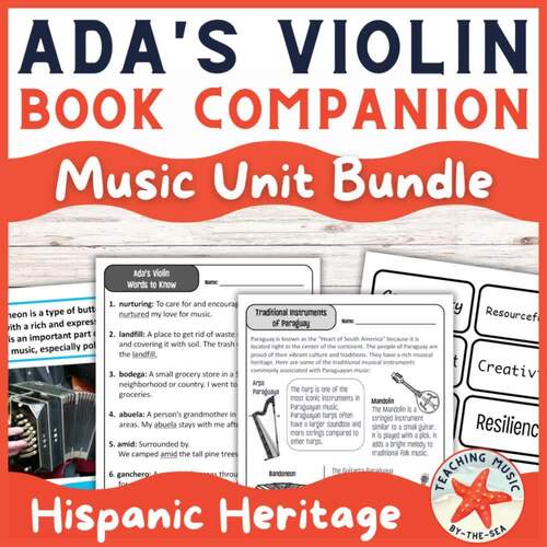 Ada's Violin Book Companion Unit Hispanic Heritage Music Lesson and