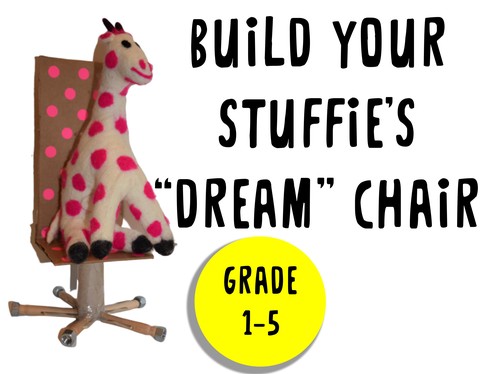 Preview of STEM Challenge - Build a Chair (for your stuffie!) Grade 1-5