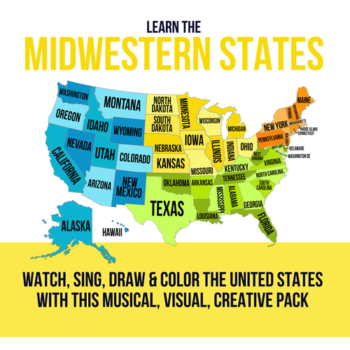 Midwestern States Pack by Amy Snider Design TPT