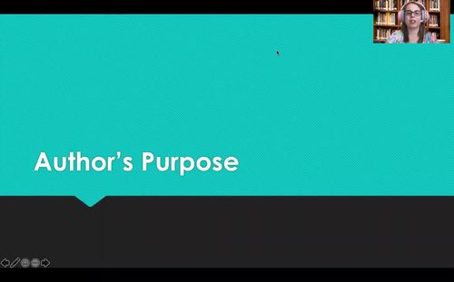 Preview of Author's Purpose Video