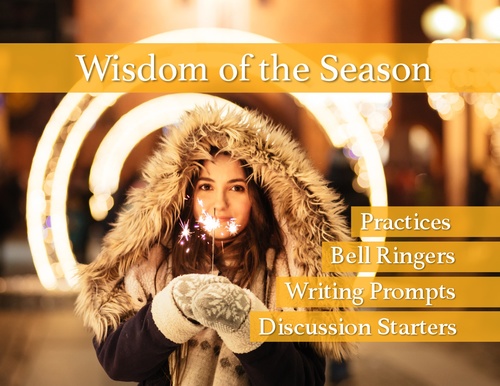 Preview of Winter Wisdom: Holiday, Bell Ringers, Discussion Starters, Writing Prompts, SEL