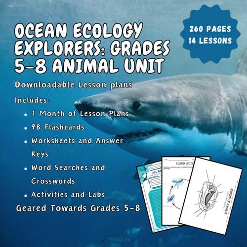 Ocean Ecology Explorers: Grades 5–8 Animal Unit by SeantistsClassroom