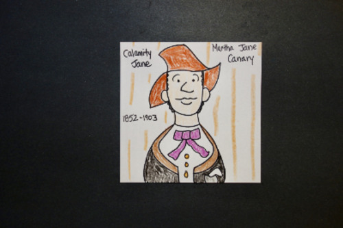 Preview of Let's Draw Calamity Jane!   (Frontierswoman of the Old West)