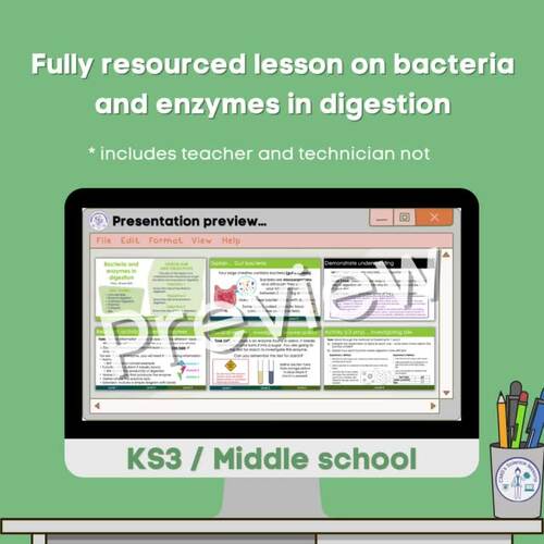 Bacteria and enzymes in digestion (KS3) by CMGs Science lessons