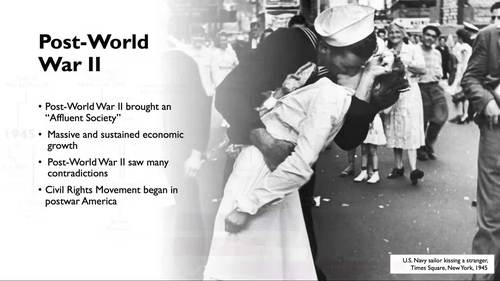 Postwar America PowerPoint & Google Slides | American History | TPT