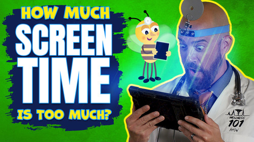 Preview of How Much Screen Time is Too Much - Wellness 101 Jr.