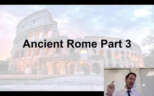 Preview of Ancient Rome Part 3 (Middle School Social Studies)