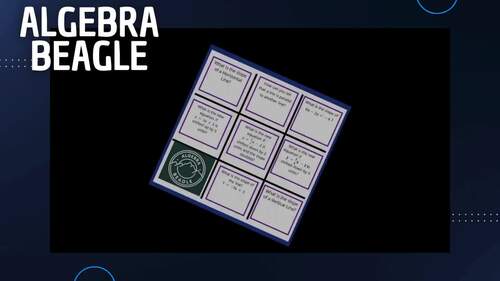 Slope Intercept Tic Tac Toe Game by Algebra Beagle | TPT