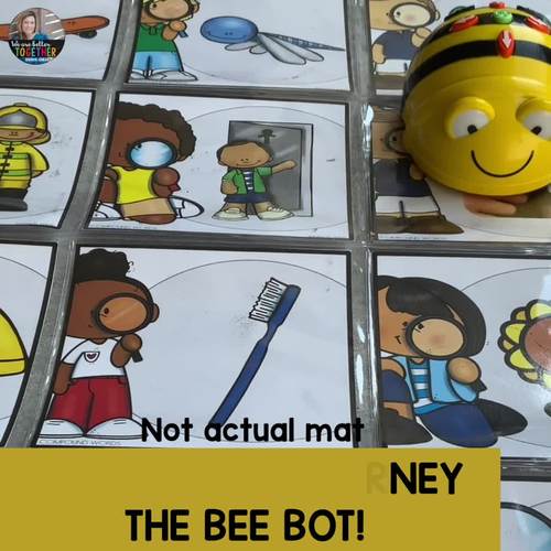 Sight Words Coding Robotics for Beginners Bee Bots Work Mats (Set 2)