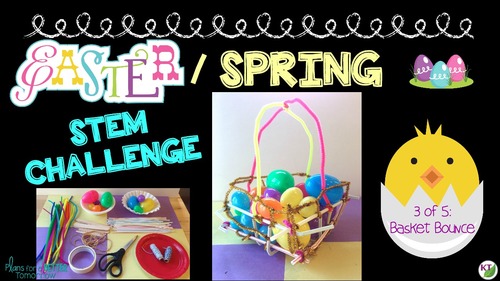 Preview of Easter STEM Activity - Basket Bounce Video