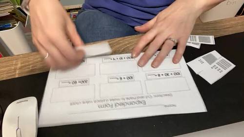 Expanded Form Place Value Cut & Paste by Miz Riz Elementary Resources