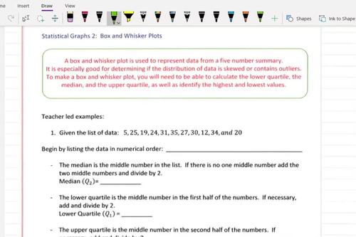 Preview of Box and Whisker Plots (lesson video)