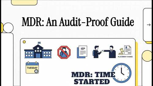 Manifestation Determination Review (MDR) | Secondary SPED Compliance ...
