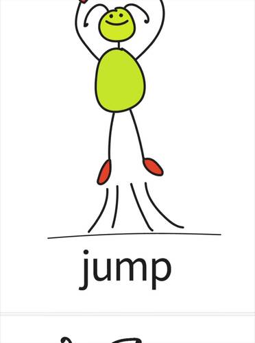 Simon Says action verbs | Flashcards & student-led activity by PlayEnglish