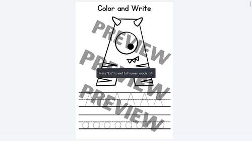 Alphabet and Numbers 1-20 Coloring Pages Letter & Number Formation ...