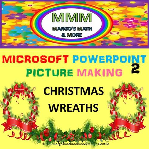 Preview of Video #2: Make Christmas Wreaths With Microsoft PowerPoint's Basic Shapes