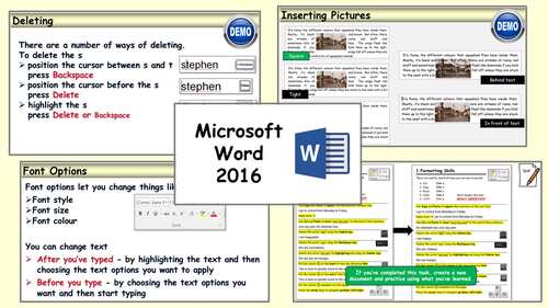 Microsoft Word formatting skills by Barrie James | TPT