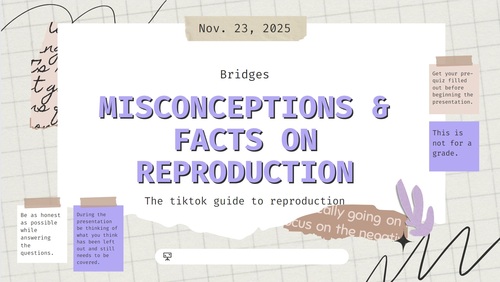 Preview of Reproduction Misconceptions Video: Health Lesson: Human Biology