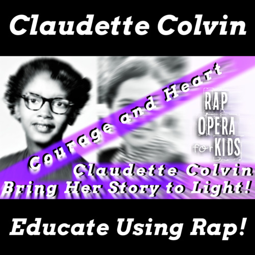 Preview of "The Original Rosa Parks!" Rap Song for Claudette Colvin Reading Activities