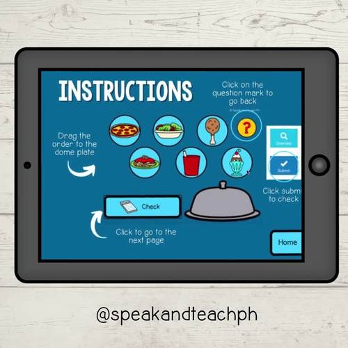 Pizza Parlor Memory and Recall No Prep Speech Therapy Boom Cards™