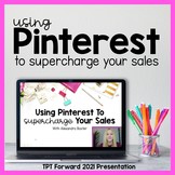 Pinterest Workshop Mini Course For TPT Sellers