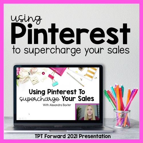 Preview of Pinterest Workshop Mini Course For TPT Sellers
