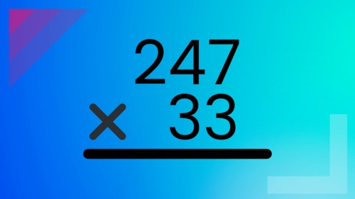 Preview of Multiplying Multi-Digit Whole Numbers: Arithmetic Lesson Video