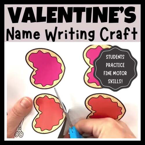 Valentine's Day Craft by Create 25 Printables | TPT