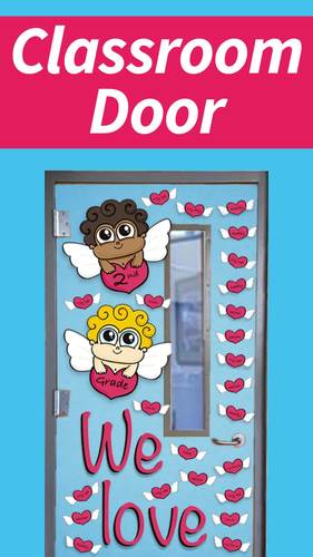 Valentine S Day Bulletin Board Idea And Valentines Door Decor Kit