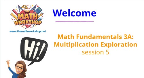 Preview of Multiplication Exploration 3A Session 5