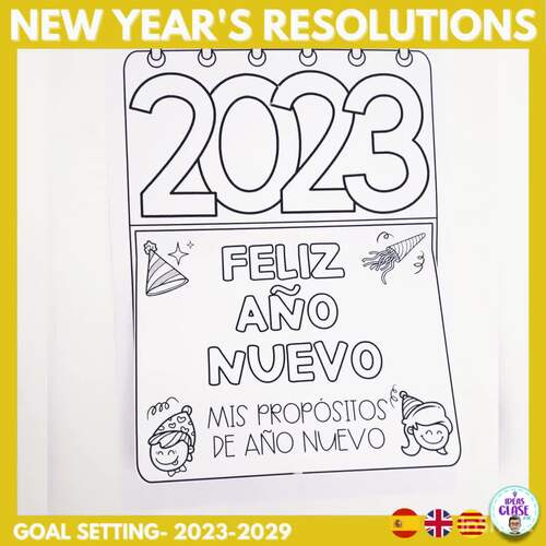 New Year 2024 resolutions-First day back from winter break- Goal setting