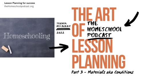 Preview of Lesson 3 of 6: The Art of Lesson Planning - Material and Conditions