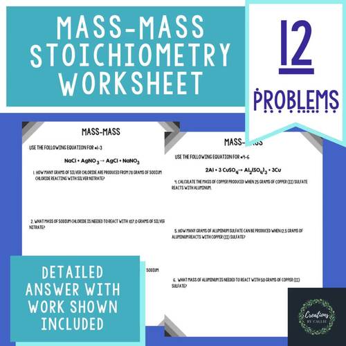 mass-mass-stoichiometry-worksheet-detailed-answer-key-distance-learning