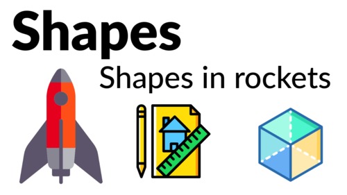 Preview of Shapes - Designing a rocket [Grades 3, 4, 5]