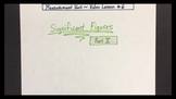 Significant Figures: Part II  VIDEO LESSON