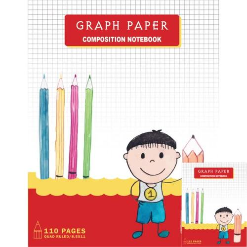 Graph Paper Composition Notebook For kids by Future Geniuses Primary