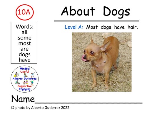 Preview of Read Aloud Video: About Dogs #10A