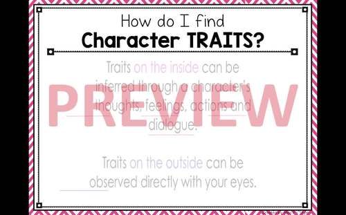 Character Traits and Character Feelings by Miss P's Style | TpT