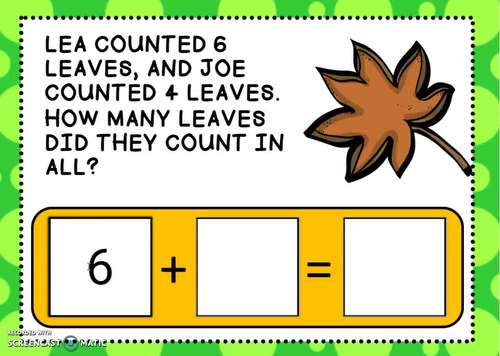 Addition Word Problems Boom Cards™ Distance Learning Math