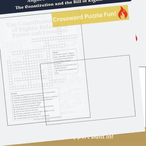 Defining Governance: Powers & Liberties Puzzle Pack - HSS 8.2.6 | TPT