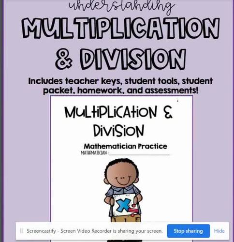 Multiplication and Division by Resigned and Renewed | TPT