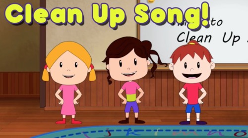 Preview of Clean Up Song - from ELF Learning