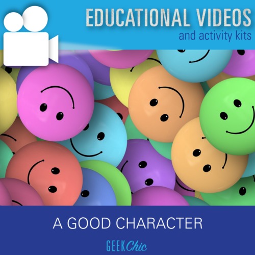 Preview of Character Education Good Character Traits Video & Activities!